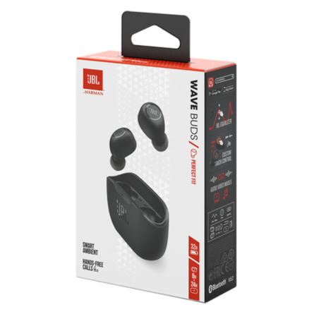 Écouteurs Bluetooth JBL TWS VIBE BUDS Noir - JBLWBUDSBLK — JBL · Smarty Paris 18e